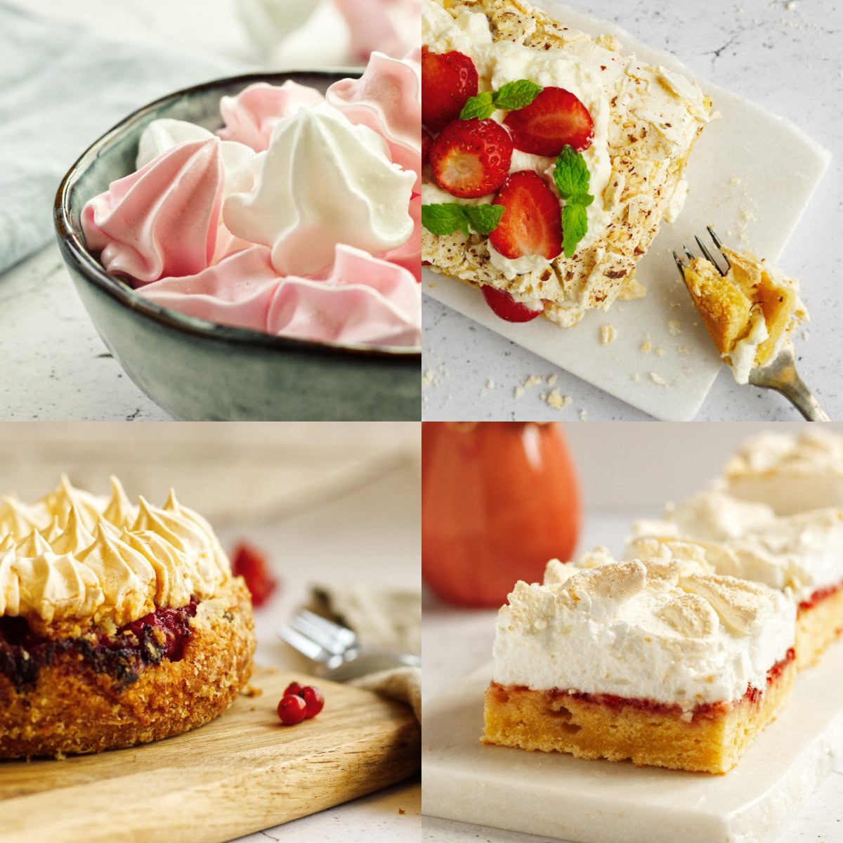 Marengs og flødeskum