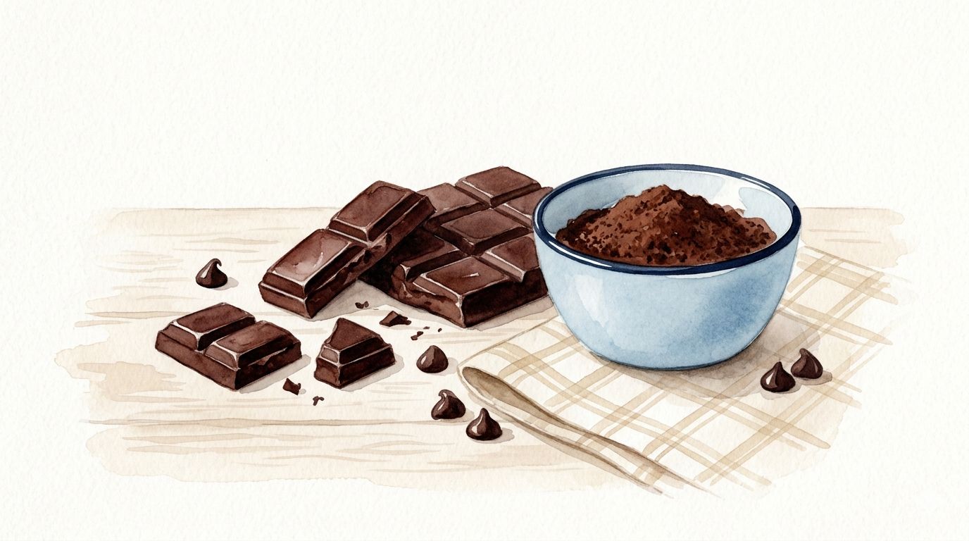 Chokolade-omregner — kakao til chokolade