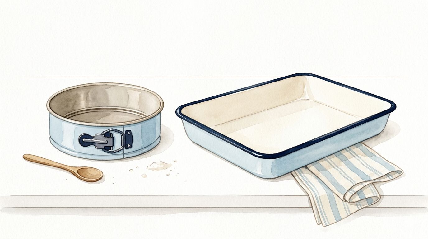 Formstørrelses-beregner — omregn bageform størrelse